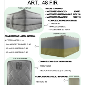 Materasso Art. 48 FIR